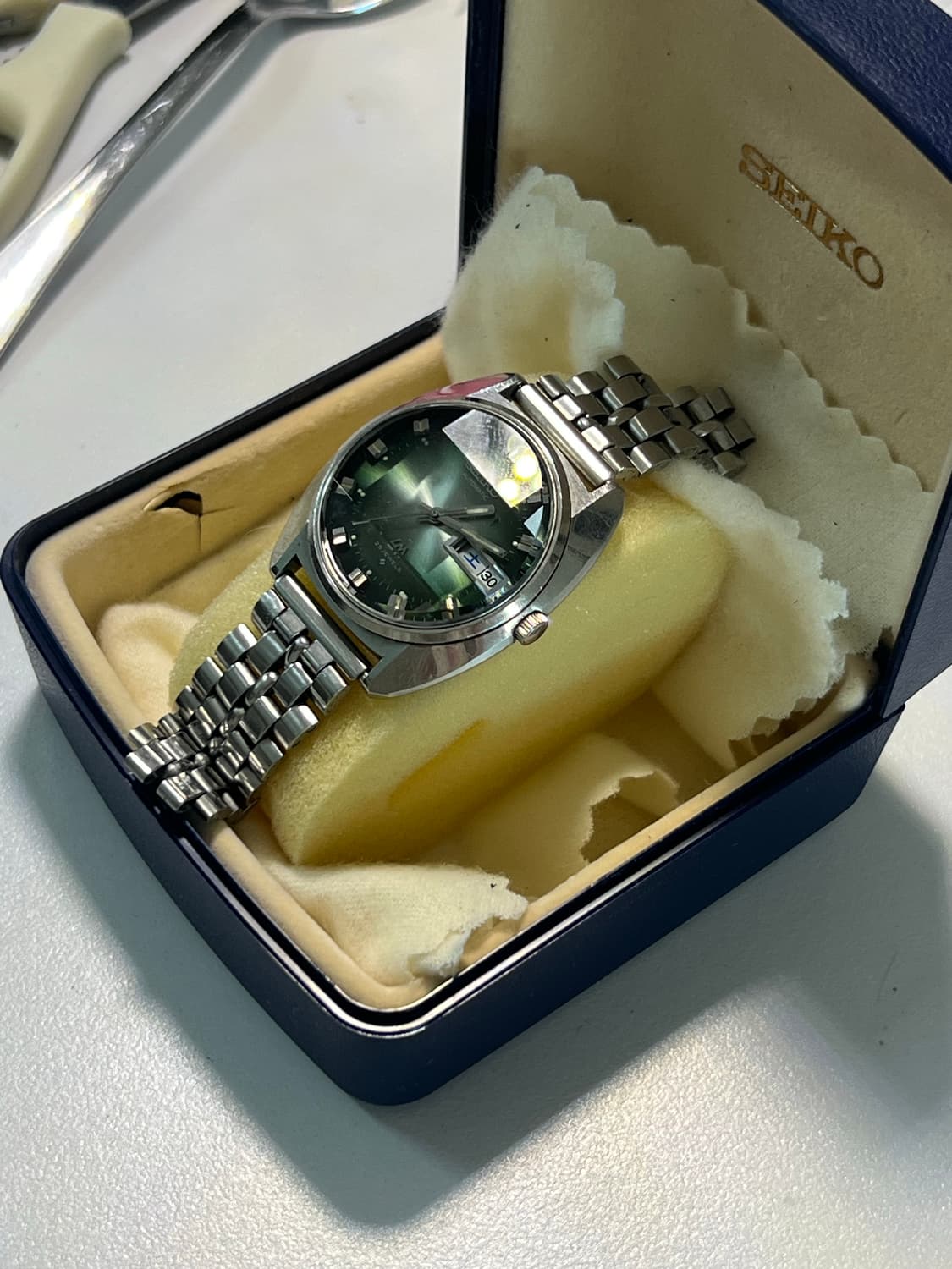 세이코 빈티지 로드매틱 복각 오토매틱 그린 다이얼 상품이미지4