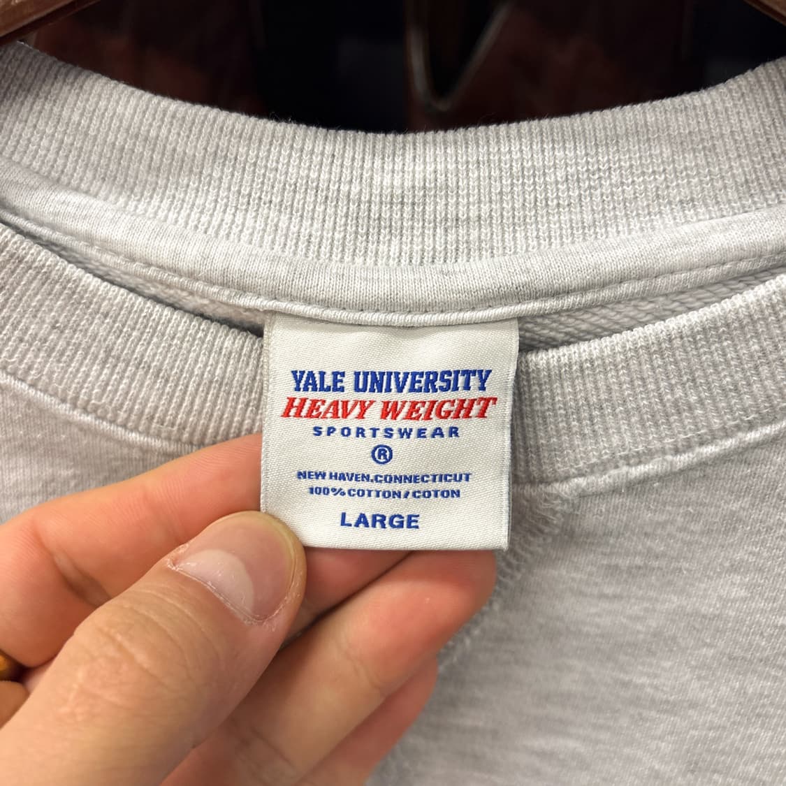 예일 크루 헤리티지 레터링 헤비웨이트 스웻셔츠 N1215 상품이미지8