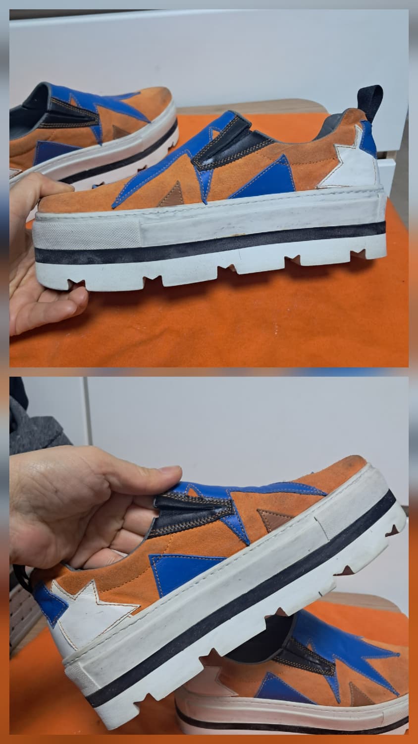 MSGM 오렌지 블루 스니커즈 35 상품이미지8