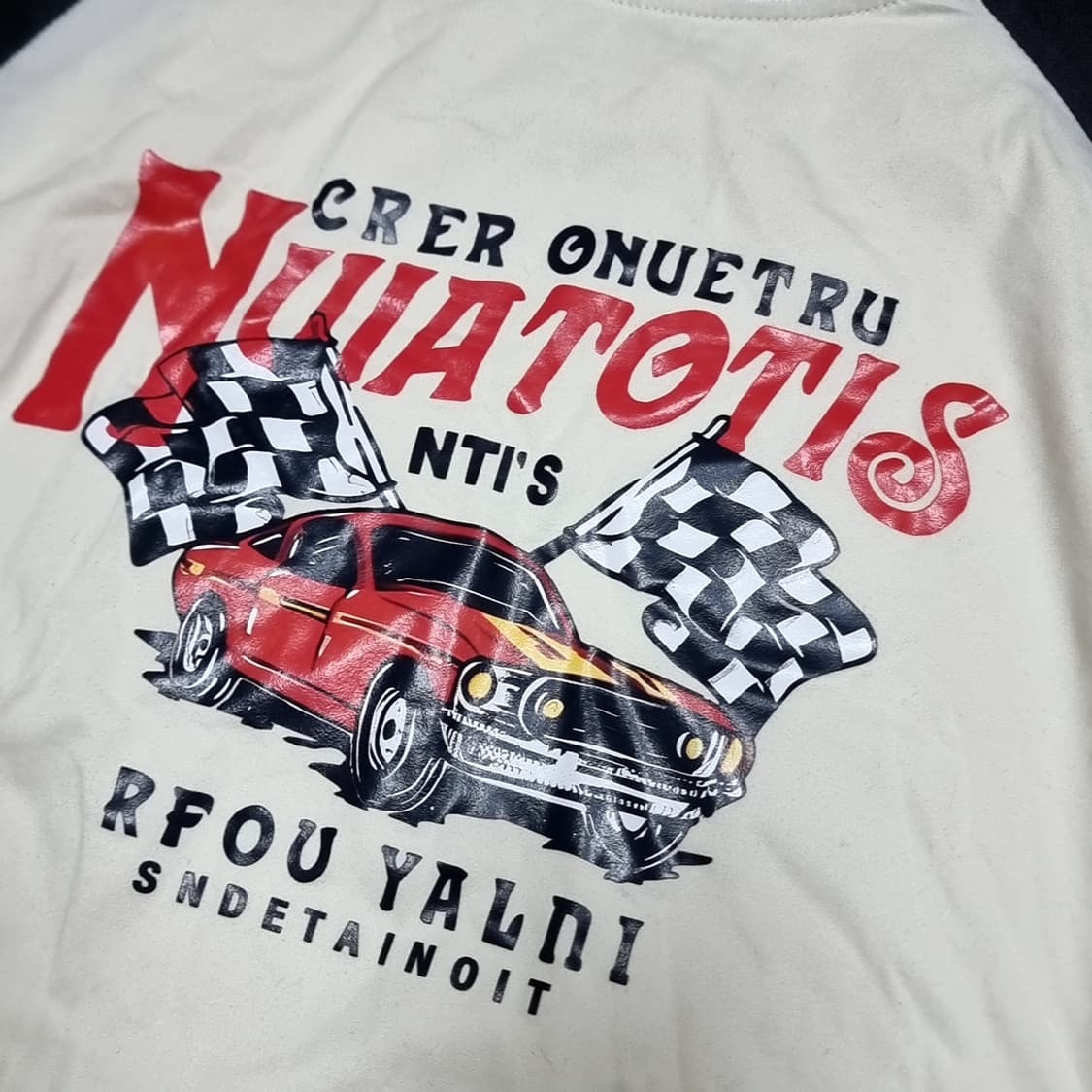 레이싱카 프린팅 칠부 티셔츠(100) 상품이미지2