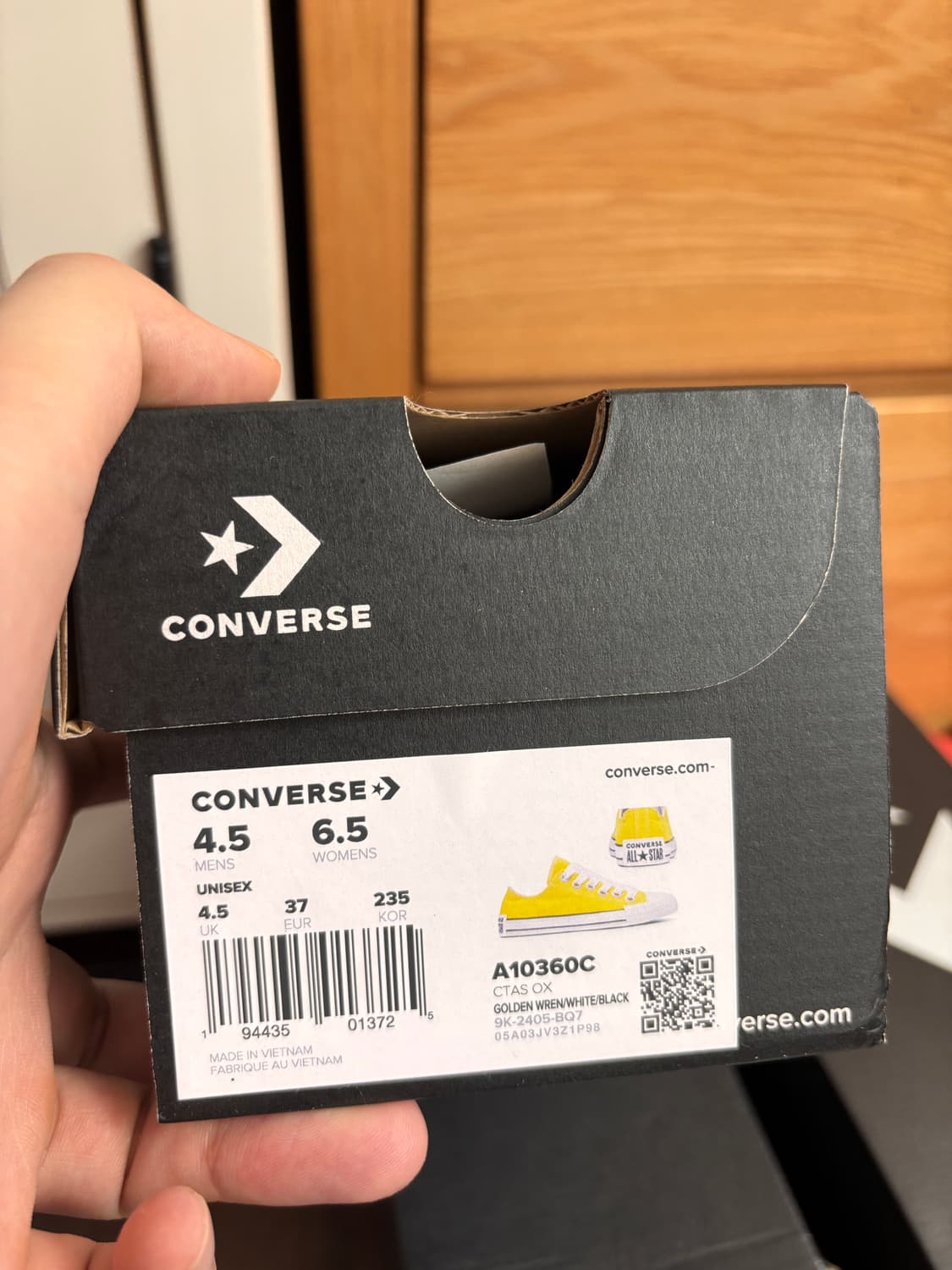 컨버스 올스타 스케치 로우 옐로우 235 새상품  상품이미지4