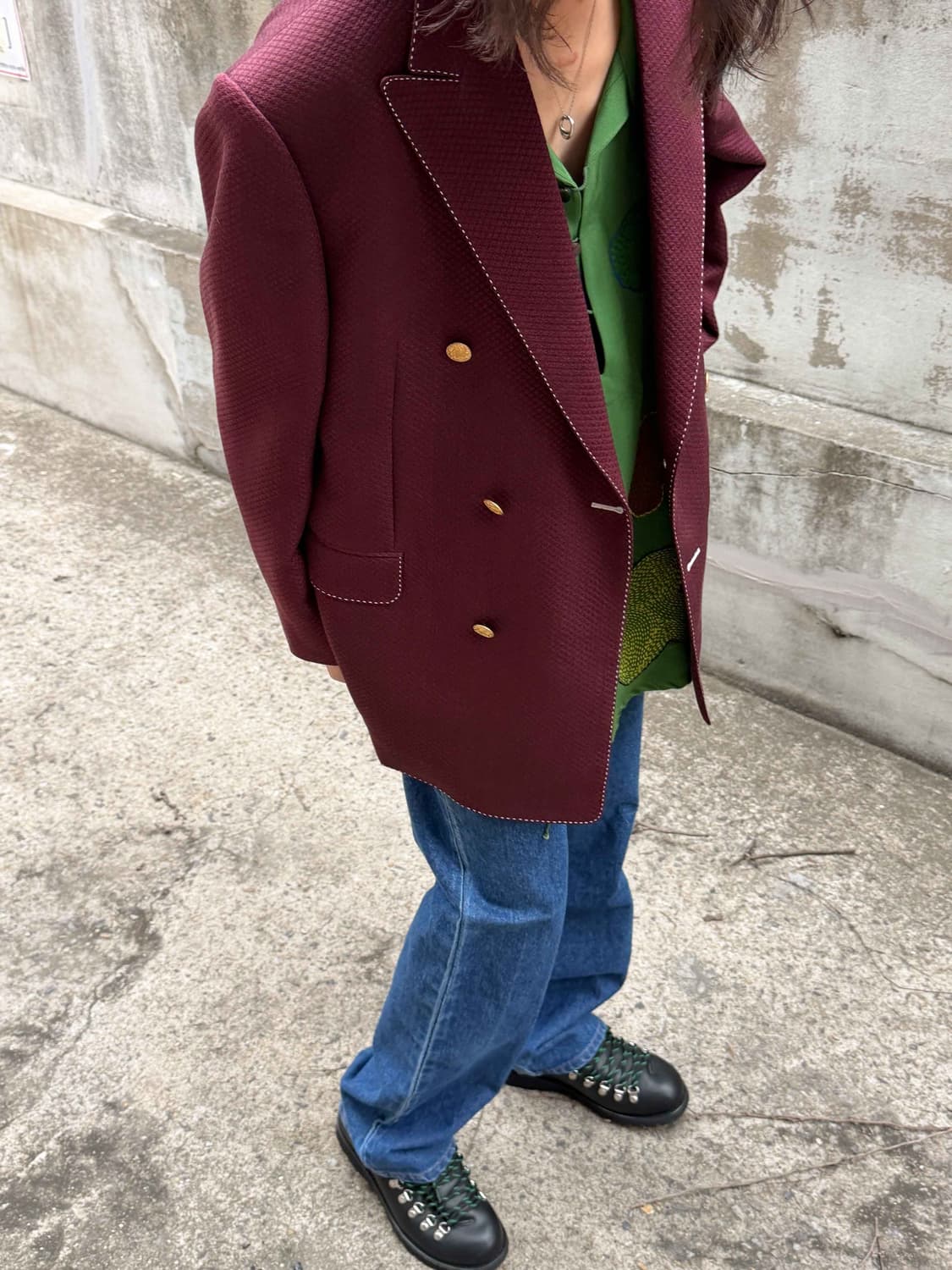 80s stitch taylor jacket  상품이미지3