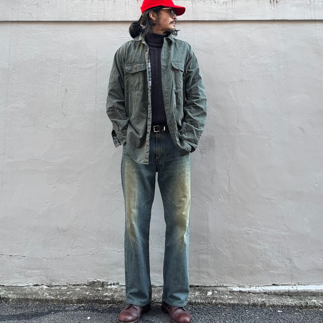 엘엘빈 플란넬 라인드 캔버스 셔츠 상품이미지9