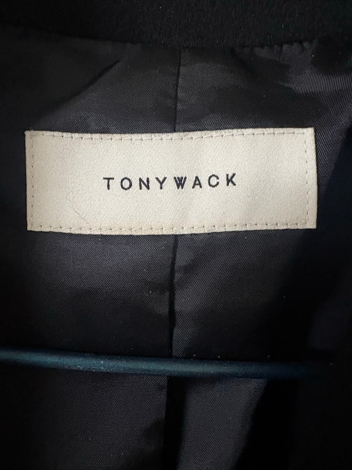 토니웩 블랙 롱 코트 L(100) 상품이미지2