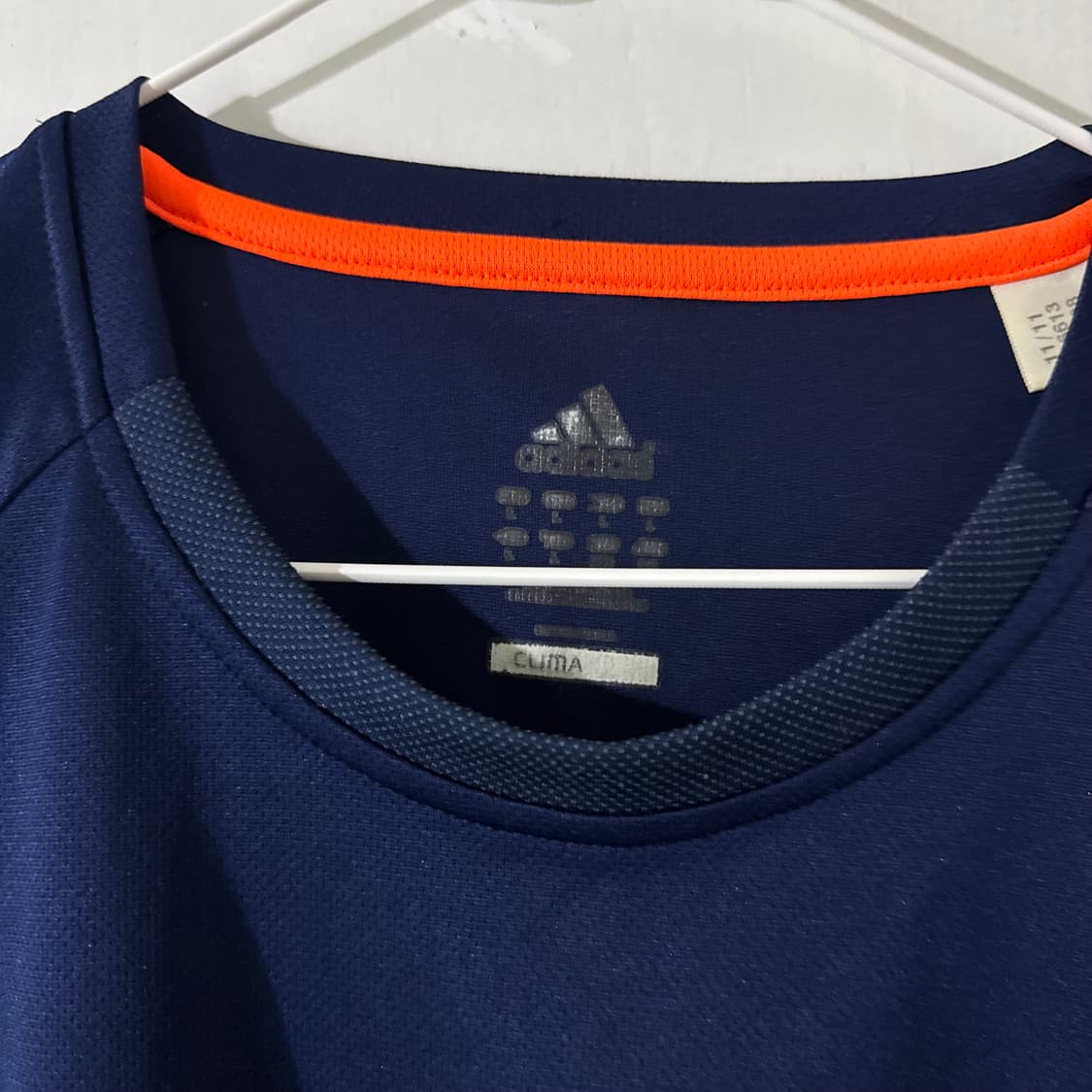 아디다스 삼선 로고 반팔티 네이비 상품이미지6