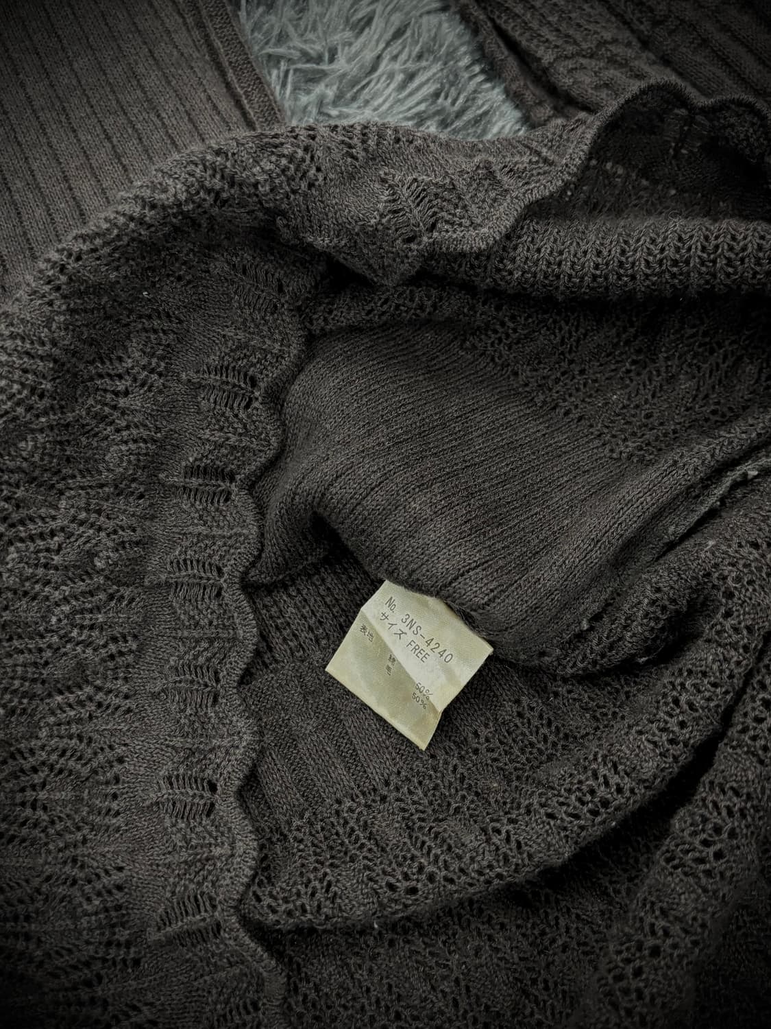 Hysteric Glamour 크로쉐 시스루 니트 원피스 상품이미지8