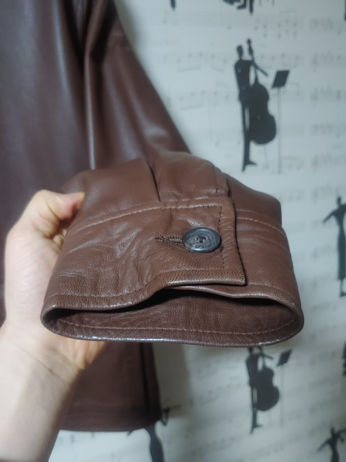 Polo Ralph Lauren] 폴로 가죽자켓 브라운 L(105) 상품이미지5