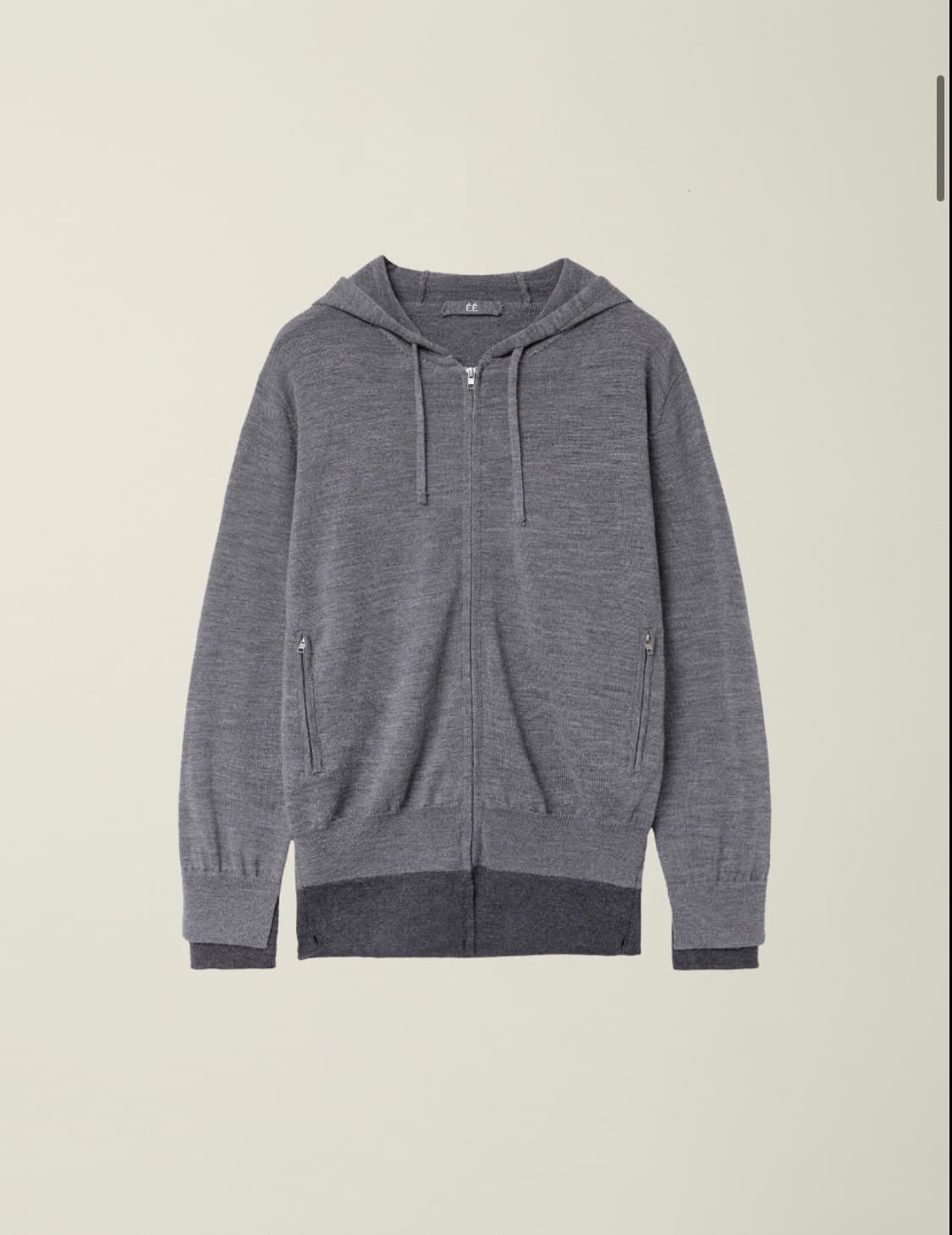 ee 누마레 레이어드 커프 니트 후드집업 상품이미지2