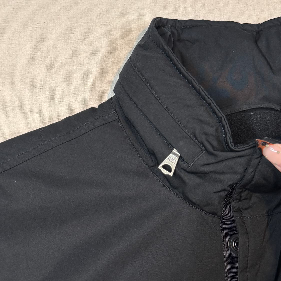 L) 폴로 랄프로렌 블랙 폴리쉘 히든후드 페리 자켓 상품이미지5