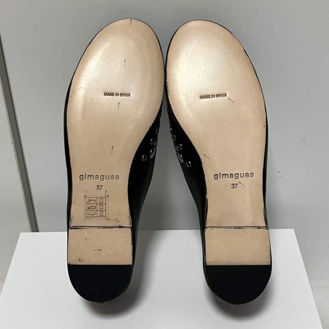 [36,37,38,39]기마구아스 스터드 발레리나 슈즈/브라운 상품이미지5