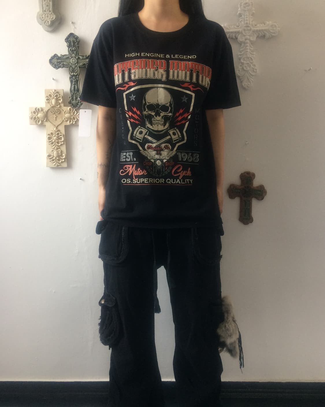 Skull printing sleeve 상품이미지1