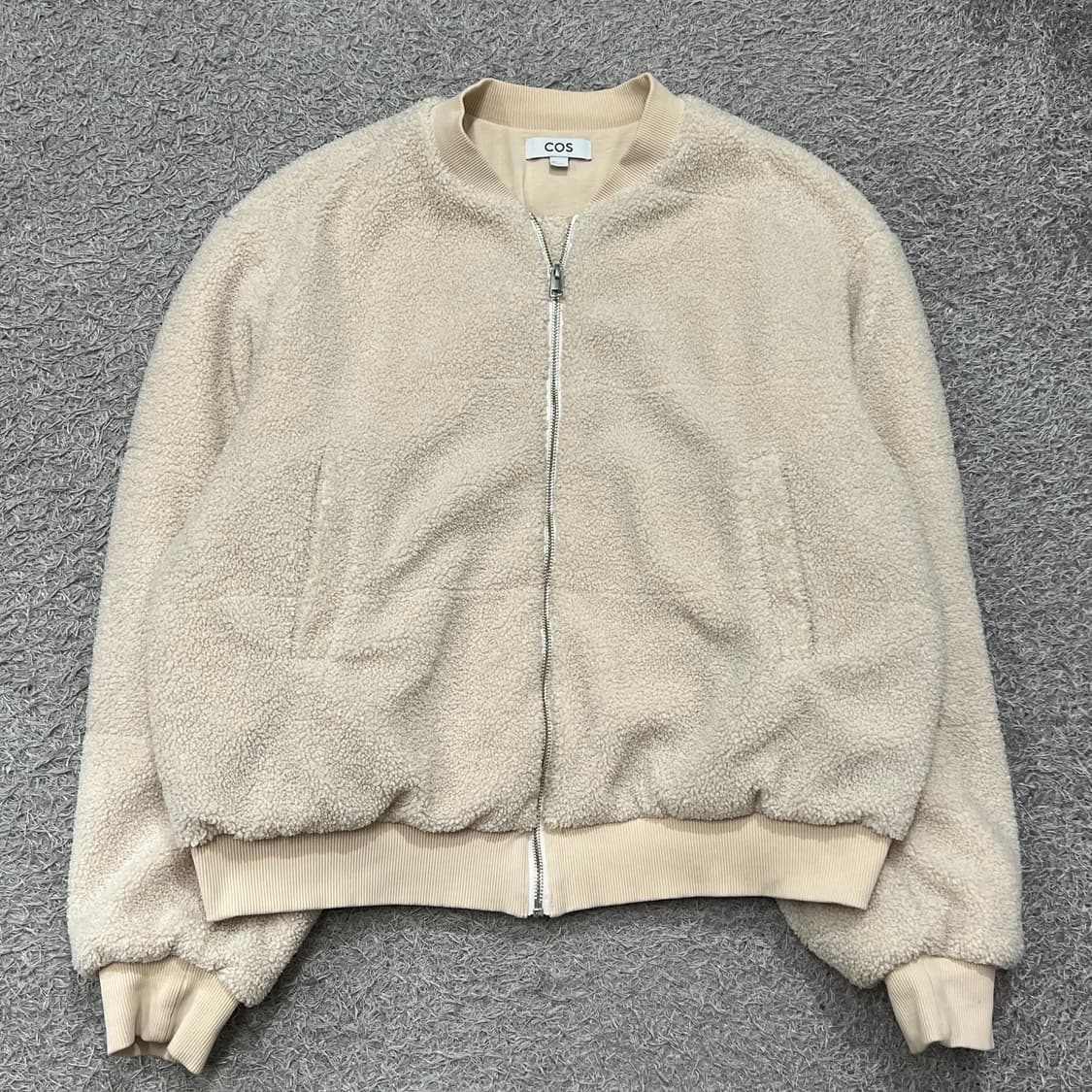 [우먼100] Cos 양털 블루종 상품이미지2