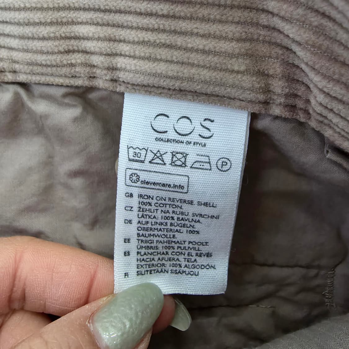 [48] 코스 남성 코듀로이 팬츠 0126J2 상품이미지4