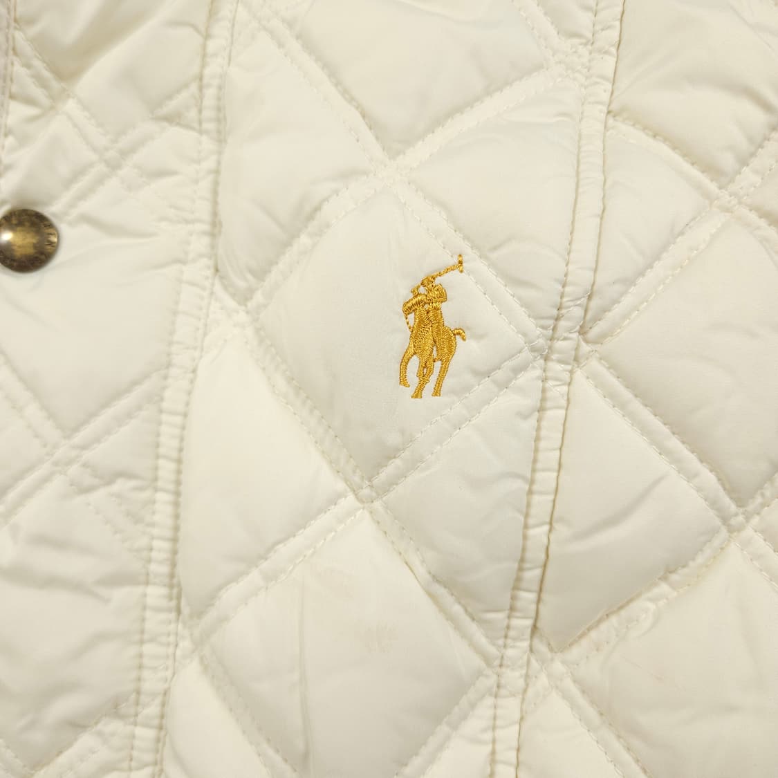 (여성S)폴로랄프로렌 퀄팅 베스트 아이보리 상품이미지3