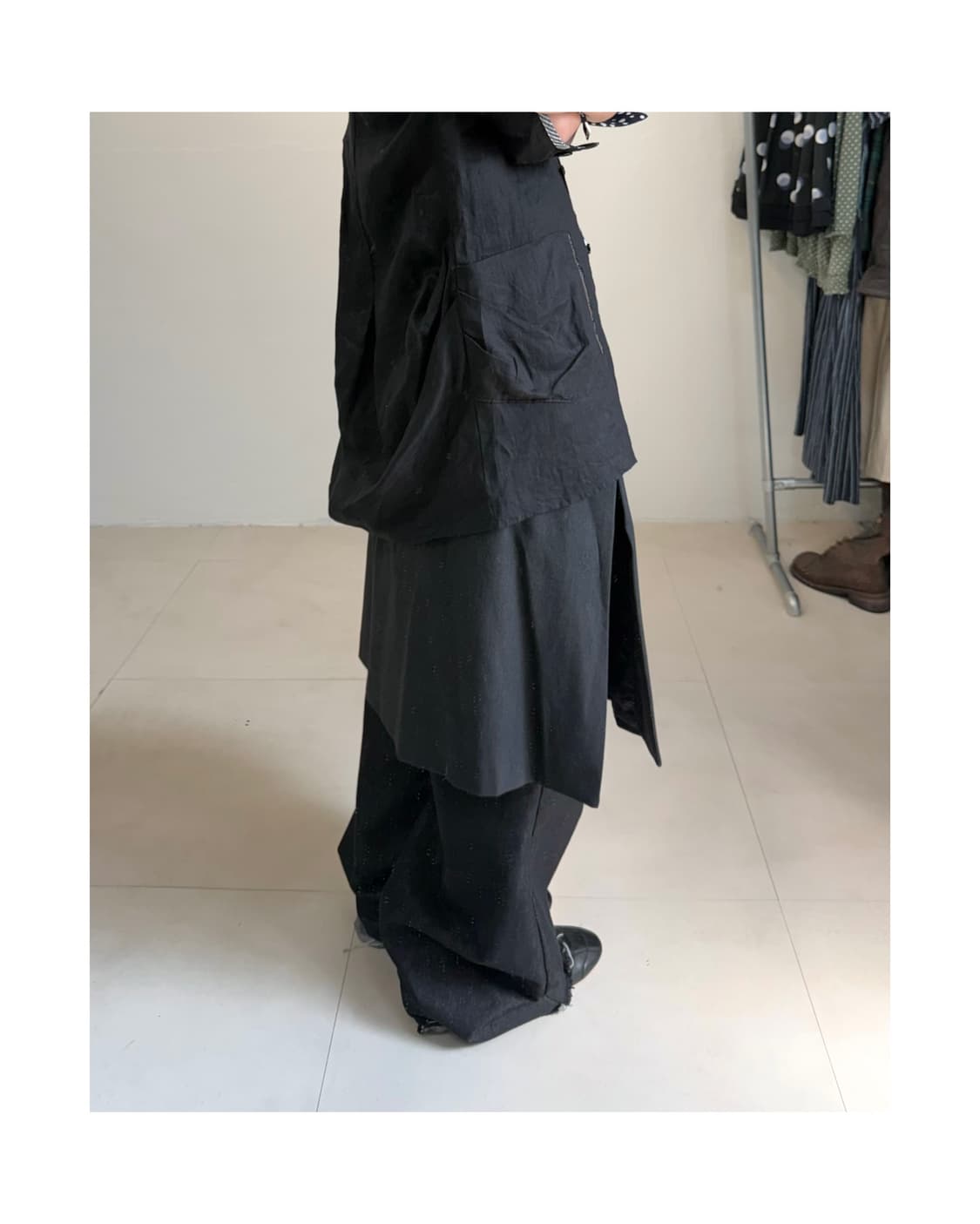 빈티지 도트 원피스 상품이미지4