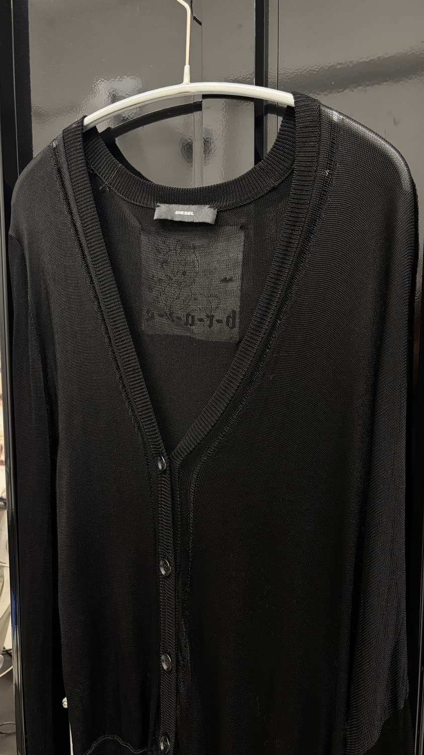 DIESEL asymmetric sheer cardigan 상품이미지6