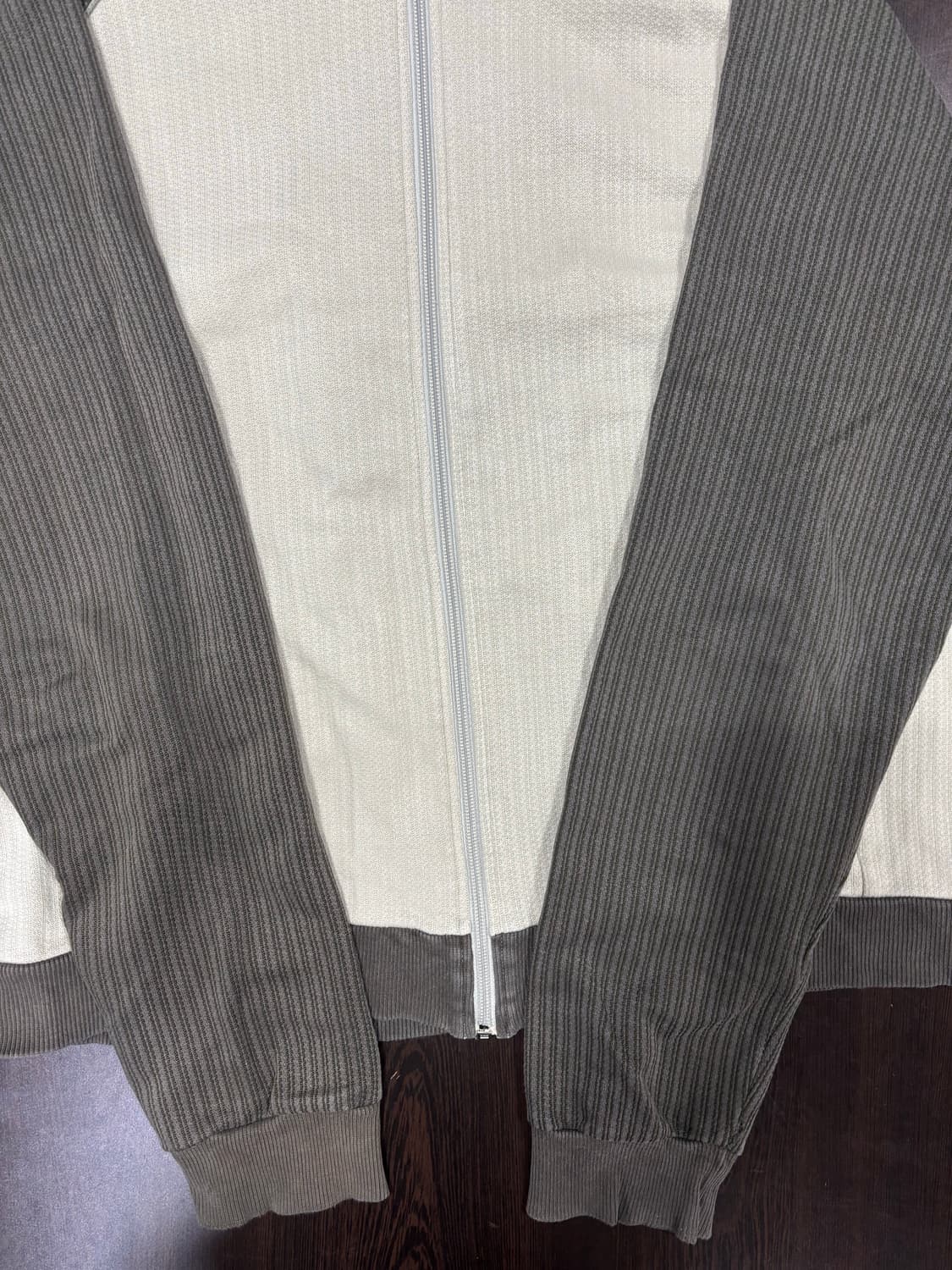 아디다스 트랙탑 자켓 회색/아이보리 상품이미지3