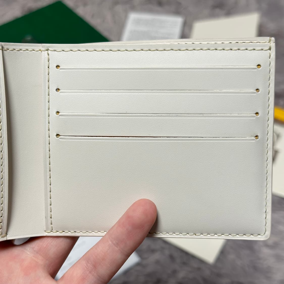 [풀구성] 고야드 빅투와르 반지갑 스페셜화이트 상품이미지5