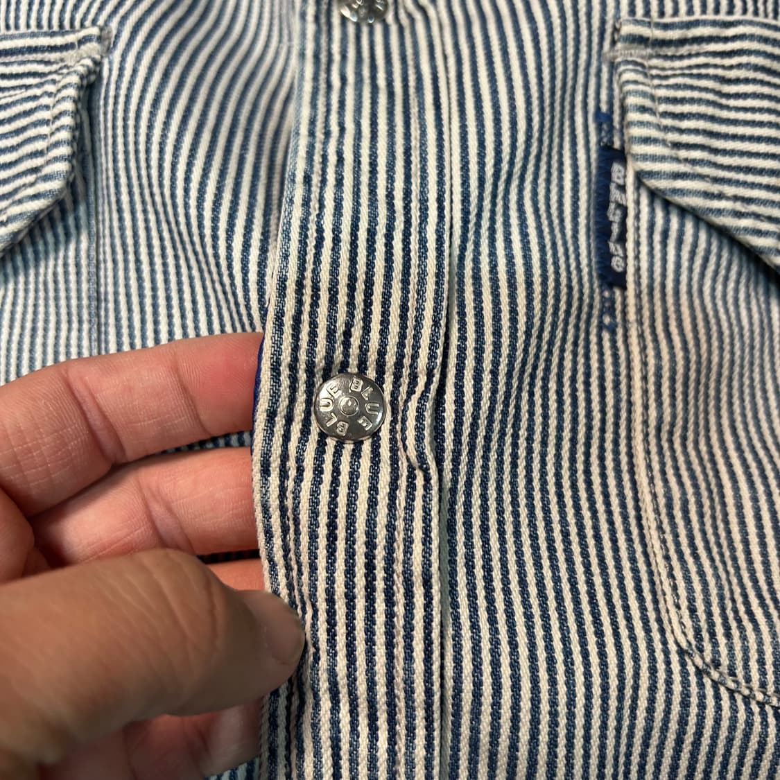 [M] 블루블루 재팬 히코리 데님 워크자켓 상품이미지5