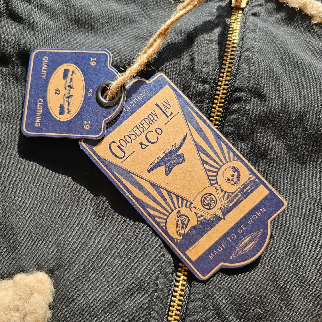 새제품) 구즈베리레이 양털 양면 조끼 베스트 아메카지 모리걸 상품이미지6