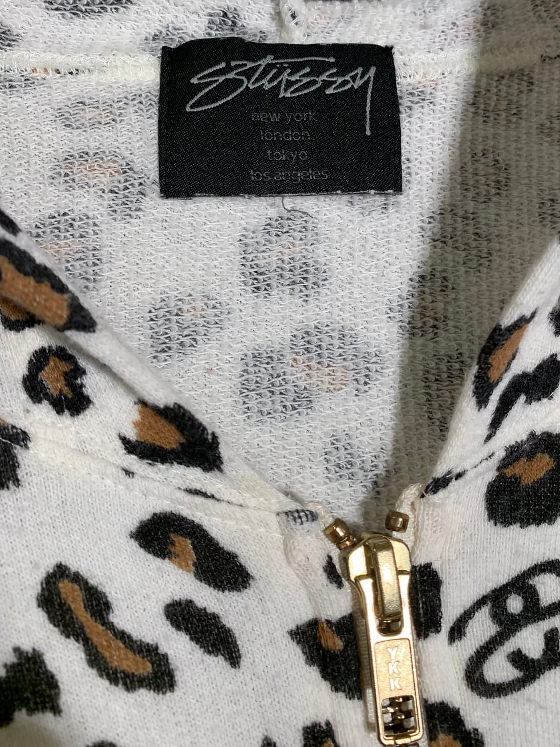 00’s Stussy 스투시 Slink 레오파드 후드집업 상품이미지3