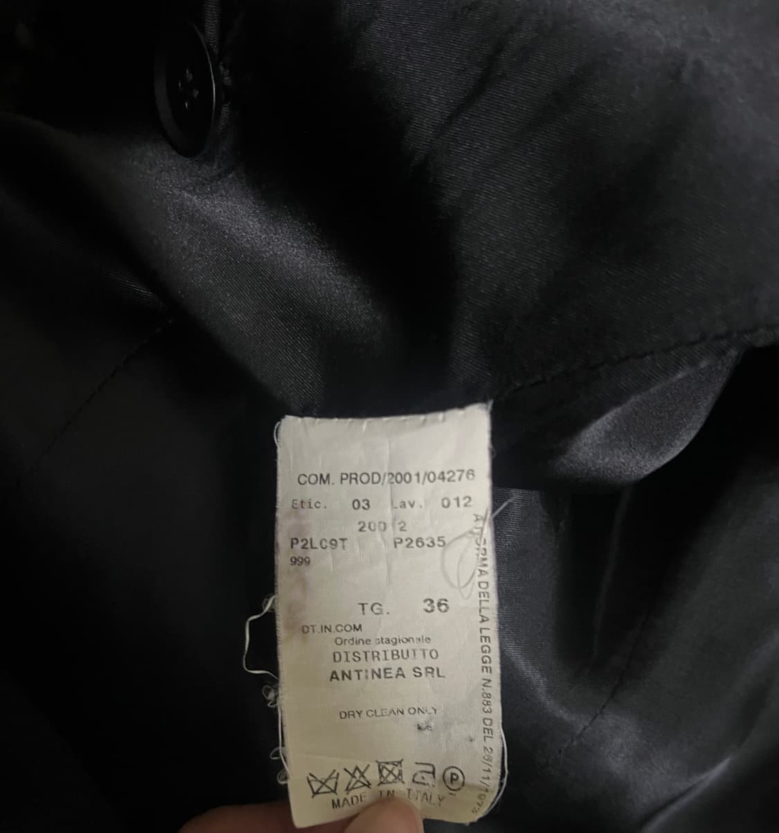 아르마니 코트 상품이미지3