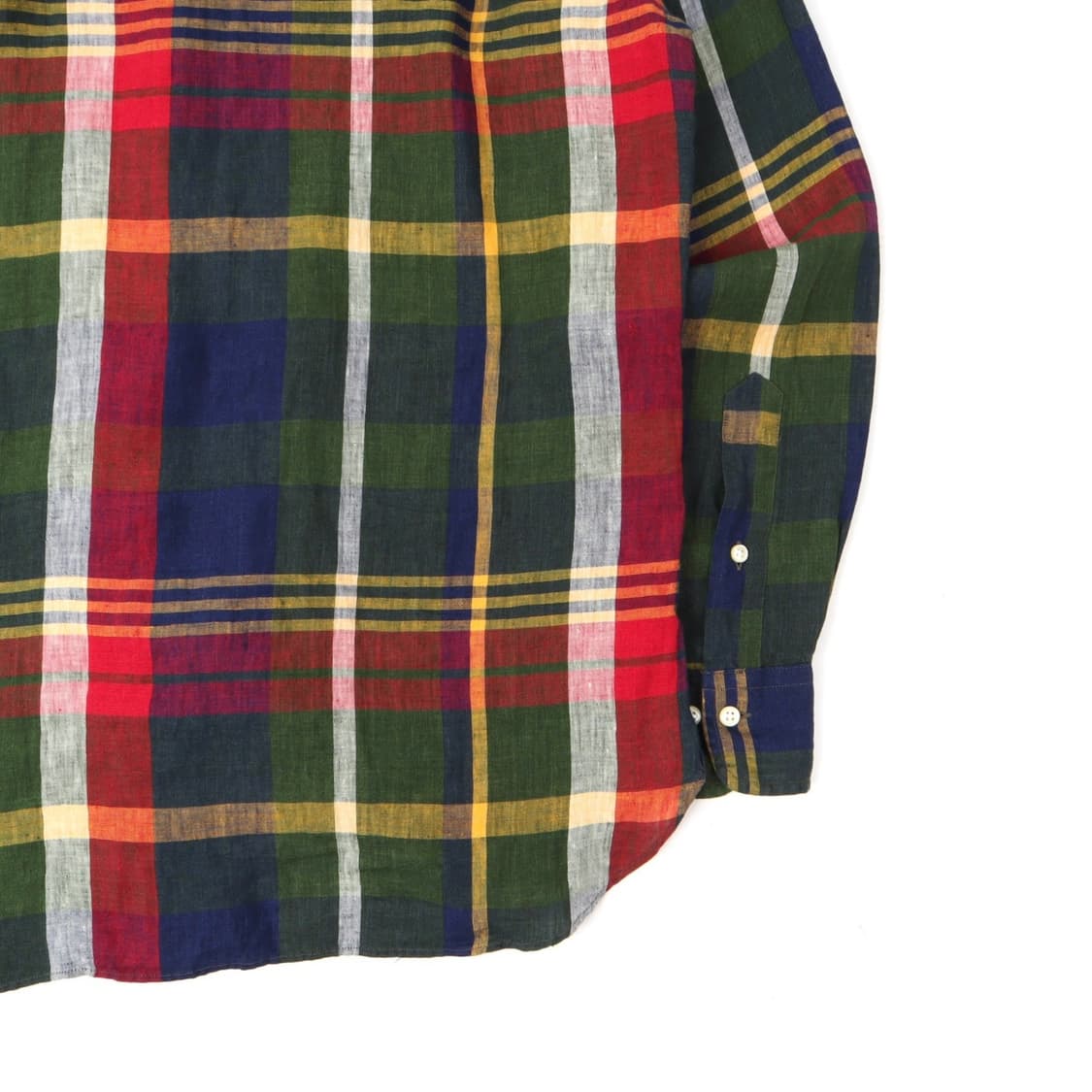 폴로 랄프로렌 린넨 마드라스 체크 커스텀핏 셔츠 상품이미지7