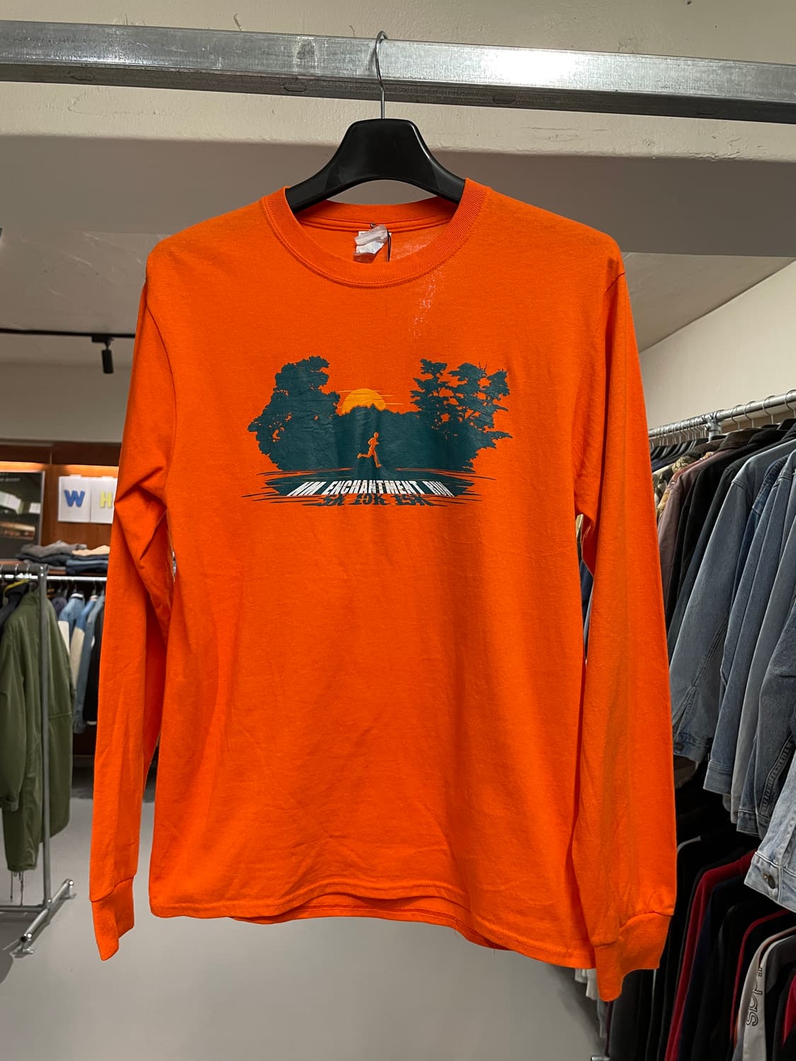 빈티지 롱슬리브 티셔츠(오렌지)   상품이미지8