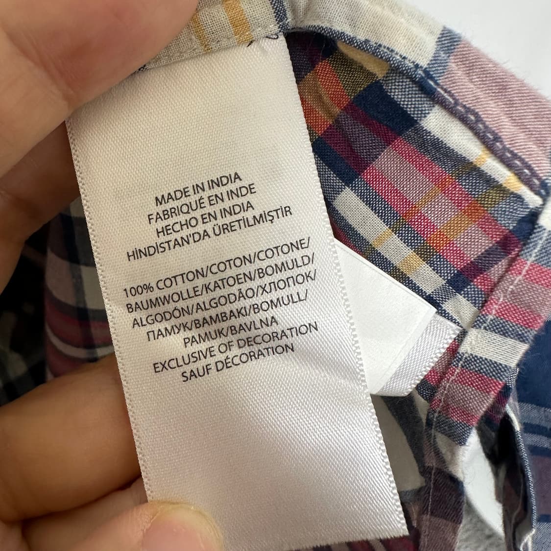 랄프로렌 남자 면 체크 반팔셔츠 S  PPD  상품이미지9