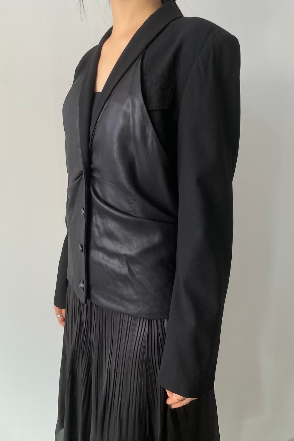 ISSEY MIYAKE Layered Jacket 상품이미지1