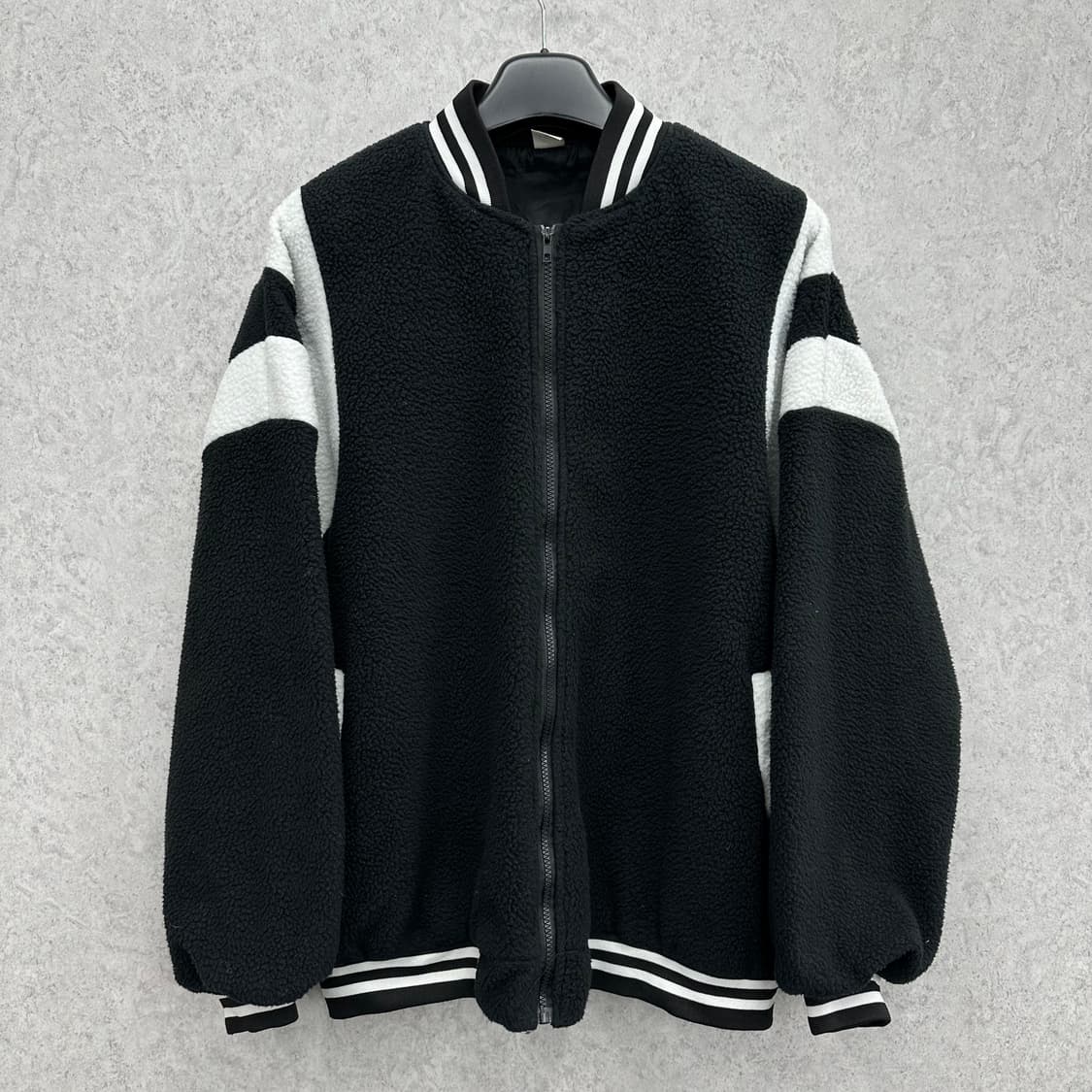 FREE 남자 오버핏 양털 뽀글이 자켓 상품이미지1