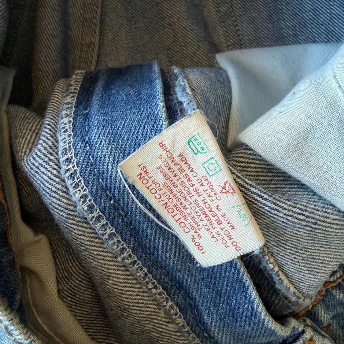 리바이스 619 오렌지탭 데님 팬츠 상품이미지8