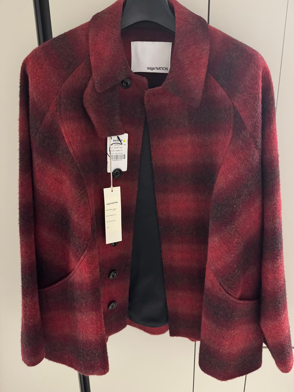 세이지네이션) 타케시 자켓 레드 S 상품이미지1