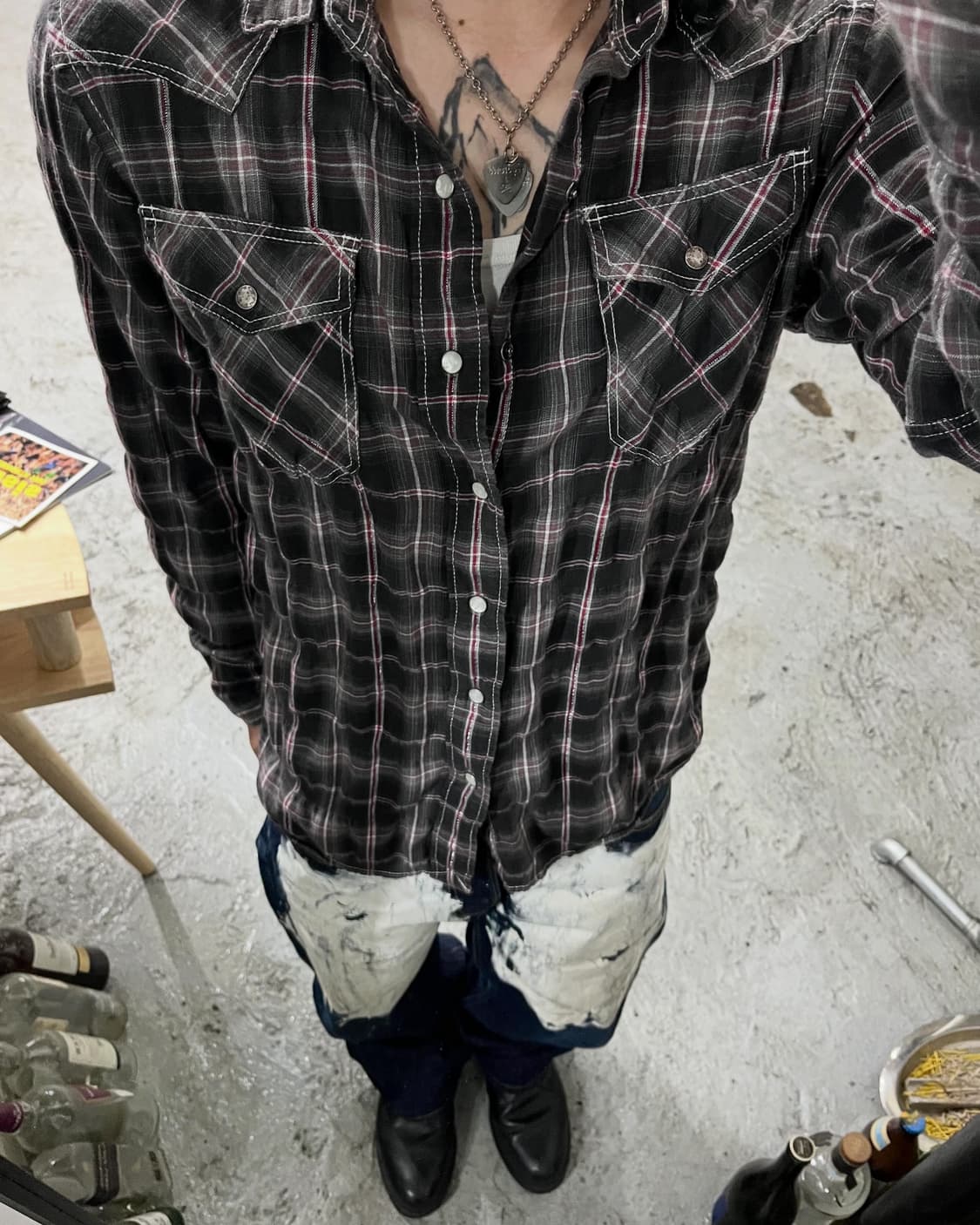 Back Number western shirt 상품이미지1
