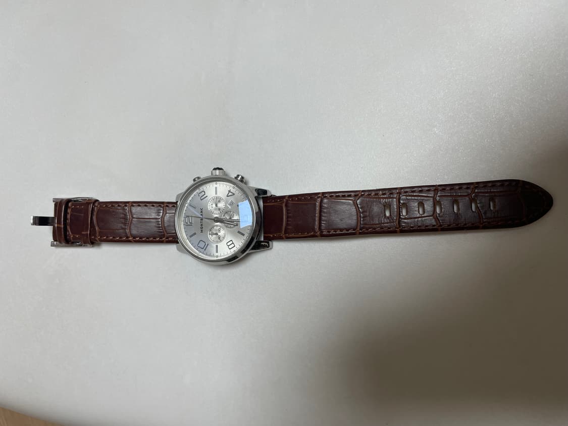 몽블랑 남자 가죽시계 판매 상품이미지2