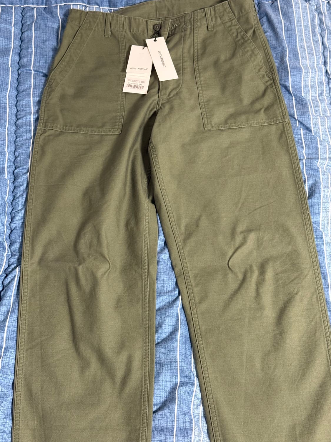 아웃스텐딩 BACK SATIN FATIGUE PANTS(30) 상품이미지3