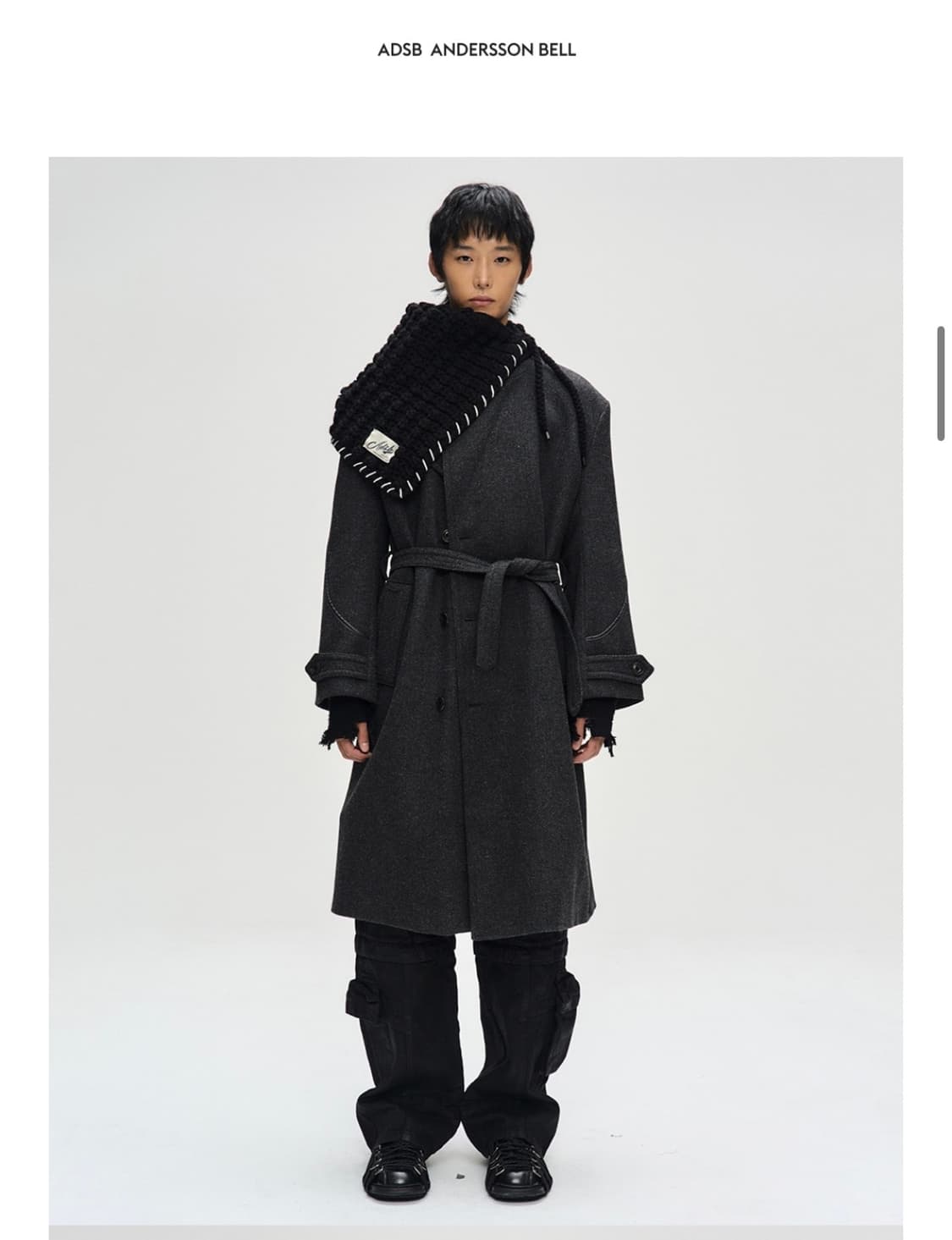 앤더슨벨 Rovy double herringbone coat L 상품이미지1