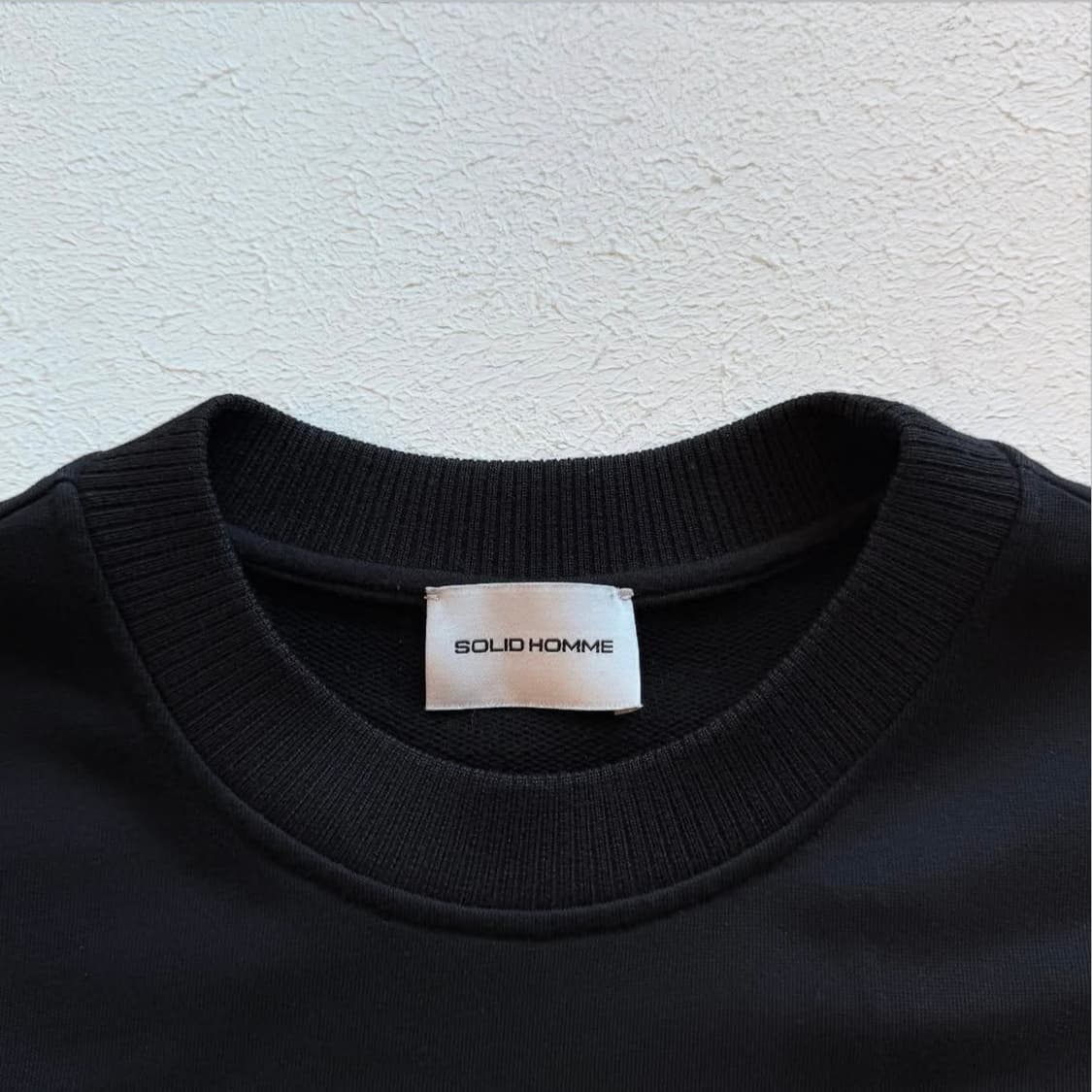 솔리드 옴므 체크 슬리브 레이어드 상품이미지6