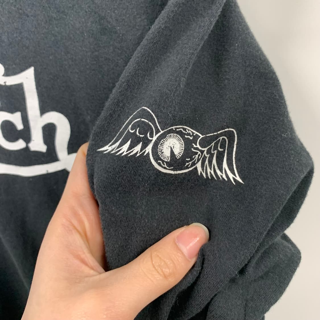 본더치 y2k 와투케 블랙 롱슬리브 긴팔티 상품이미지4