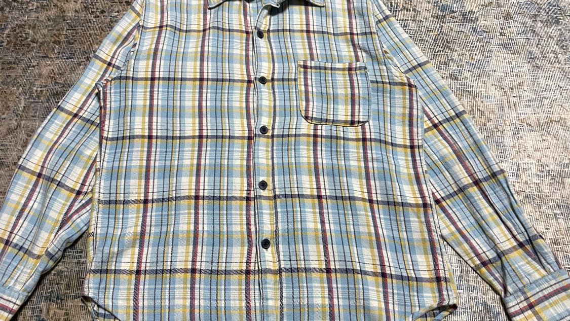 JPN 90s~00s 일본 빈티지 y2k 모리걸 45rpm 체크 셔츠 상품이미지7