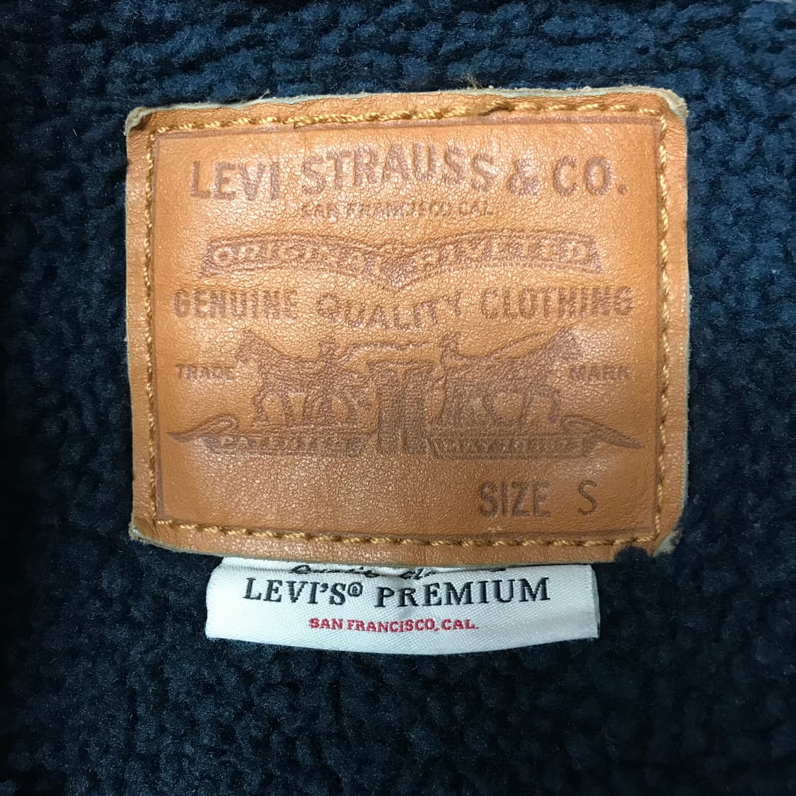 리바이스 쉐르파 데님 자켓 S 상품이미지5