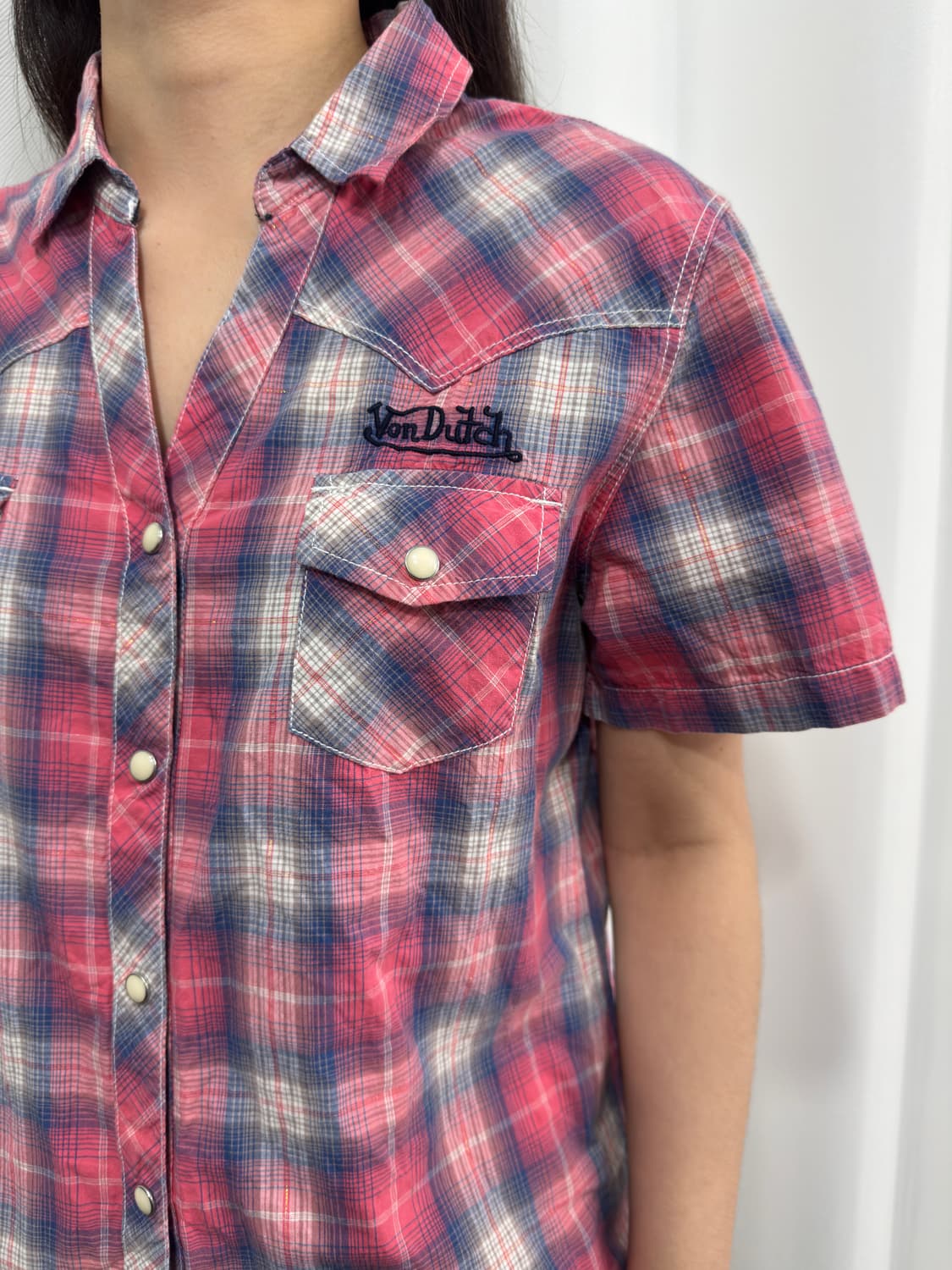 Vondutch check shirt 상품이미지3