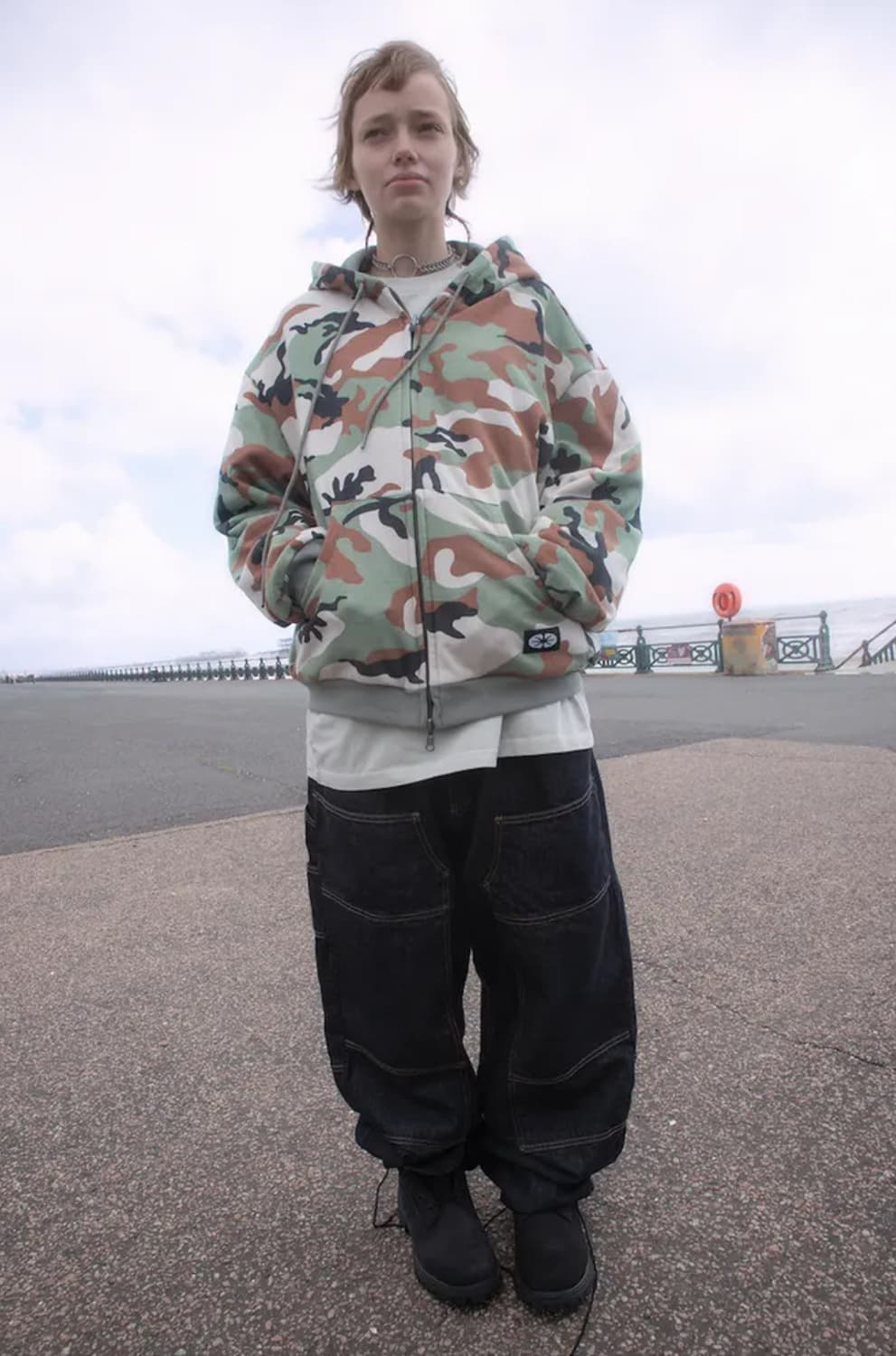 이알티알 카모 리버시블 후드집업 후드티  상품이미지4