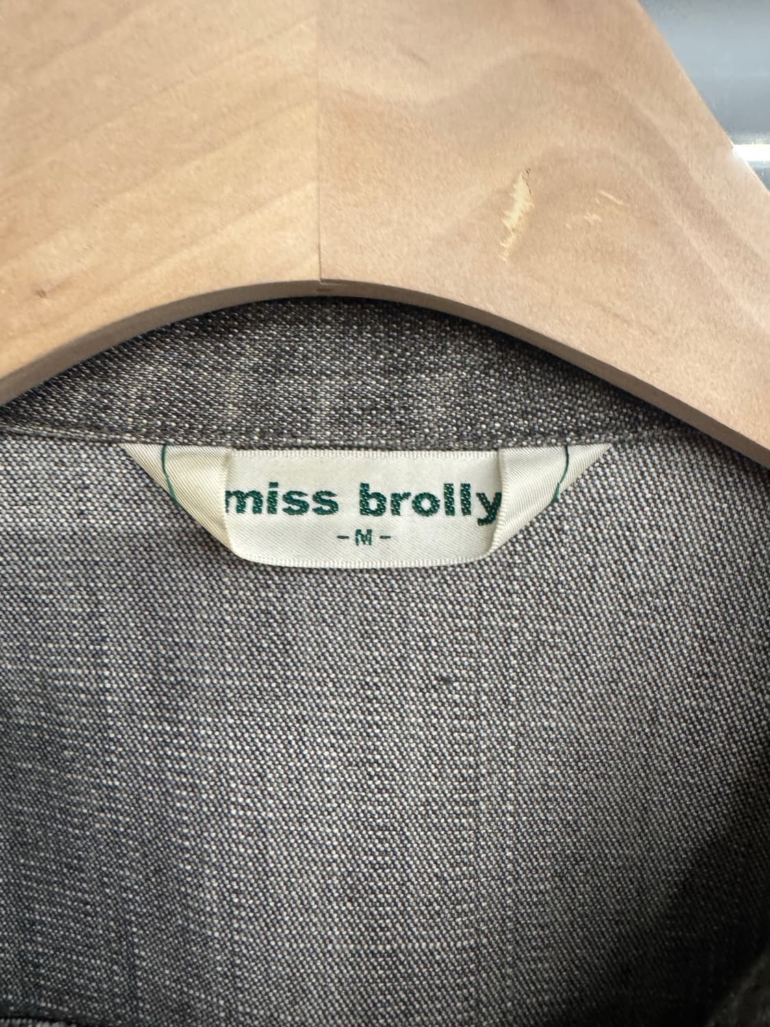 miss brolly 빈티지여성 흑청 데님자켓 상품이미지3