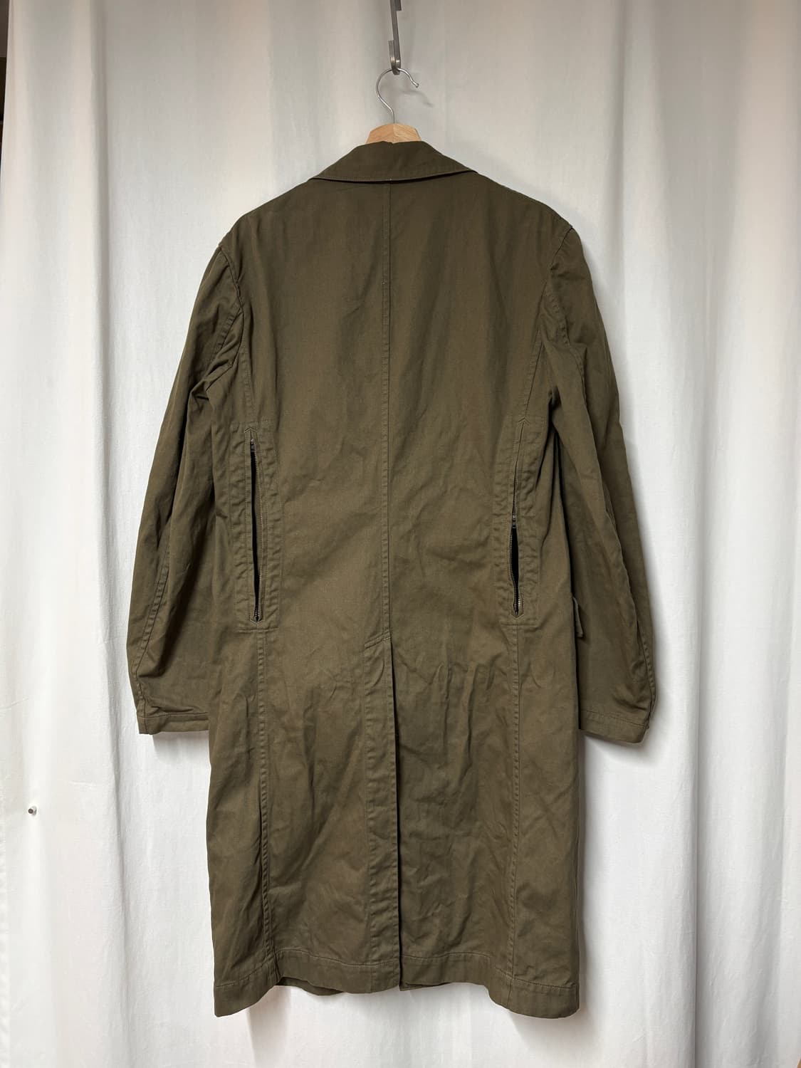 요지 야마모토 뿌르옴므 22ss 가먼트다잉 롱자켓 상품이미지2