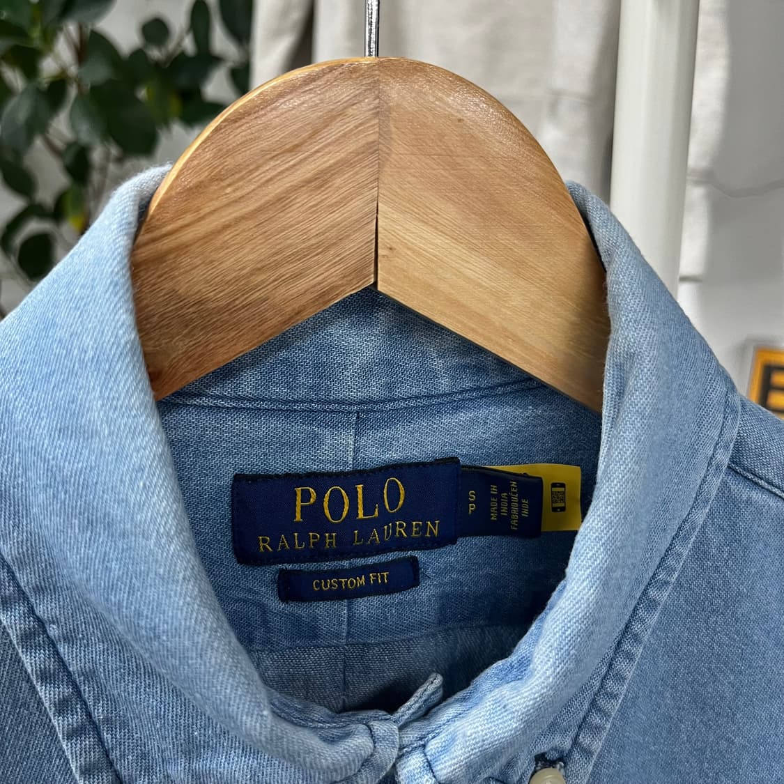 폴로랄프로렌 버튼다운 데님셔츠 S 상품이미지3