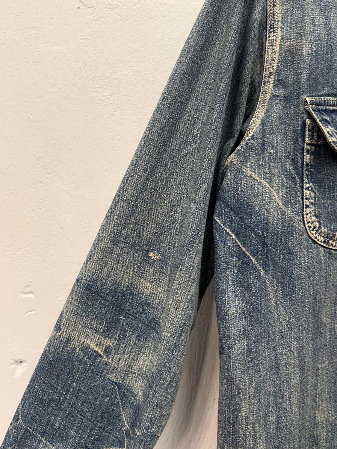 Japan SPELL BOUND Denim Work Shirt 상품이미지5