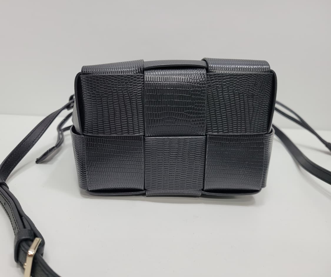 (새상품급) 사만사타바사 리자드 퍼즐 셔링백 크로스백 토트백 / 블랙
 상품이미지4