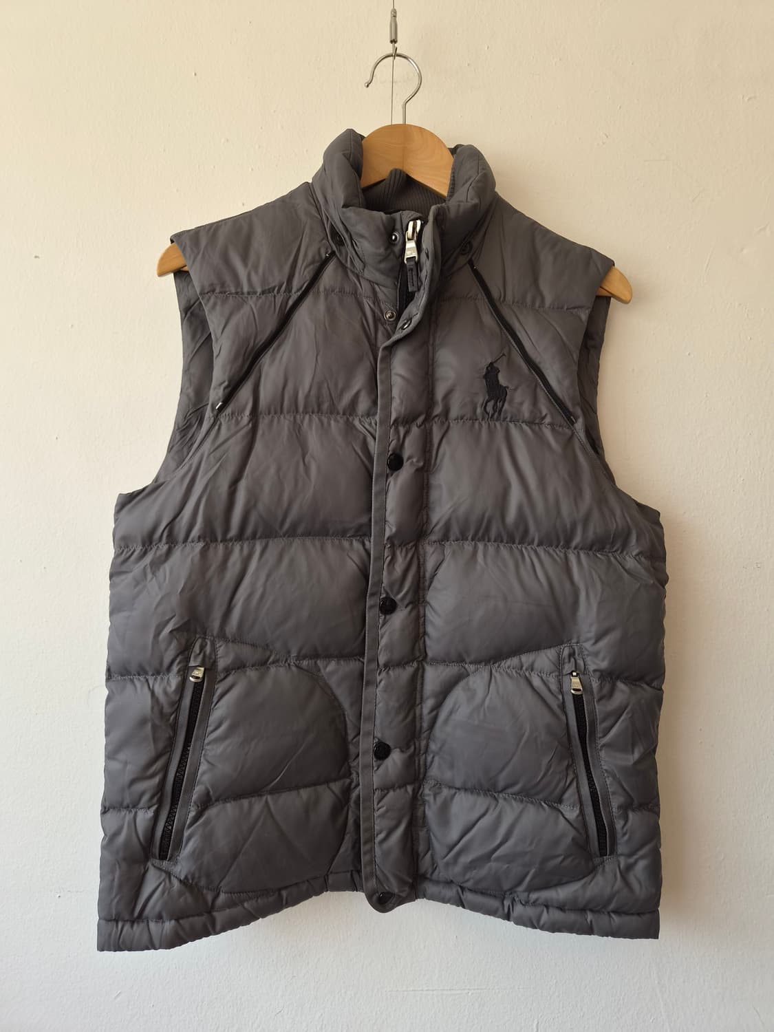 폴로골프 남성 빅포니덕다운조끼형패딩점퍼 S사이즈 상품이미지4