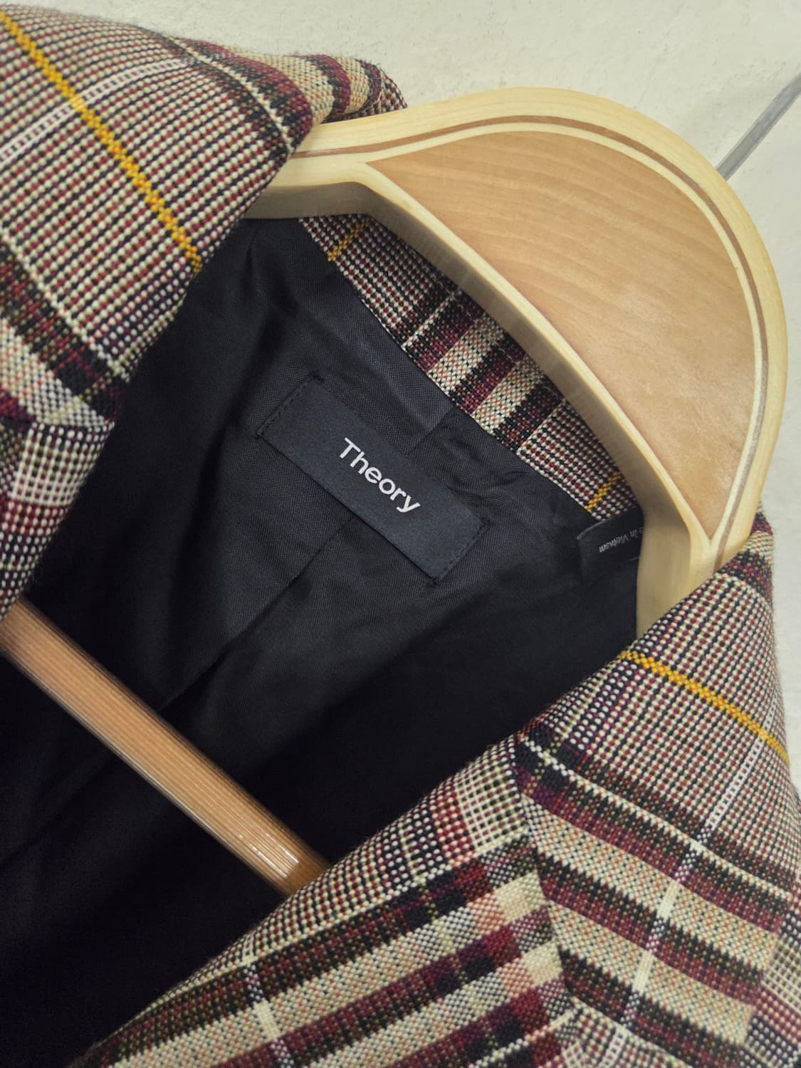 Theory 체크 자켓 여성용 상품이미지2